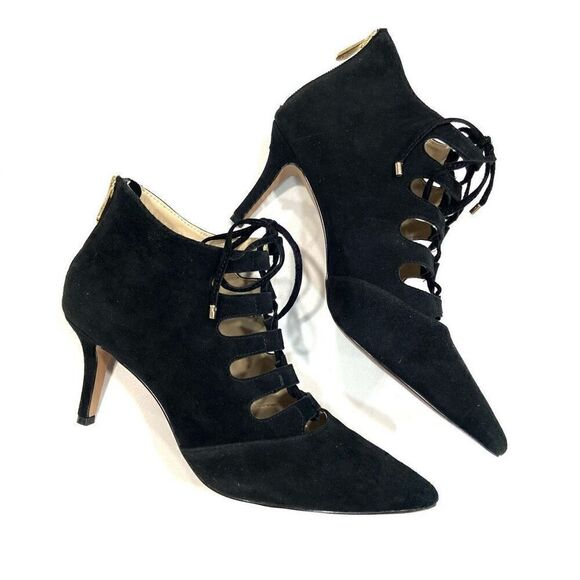 ADRIENNE VITTADINI Leather Lace Up Heels - Picture 2 of 9